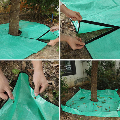 Bâche paysagère de 200 x 200 cm pour la taille avec trou de 30 cm