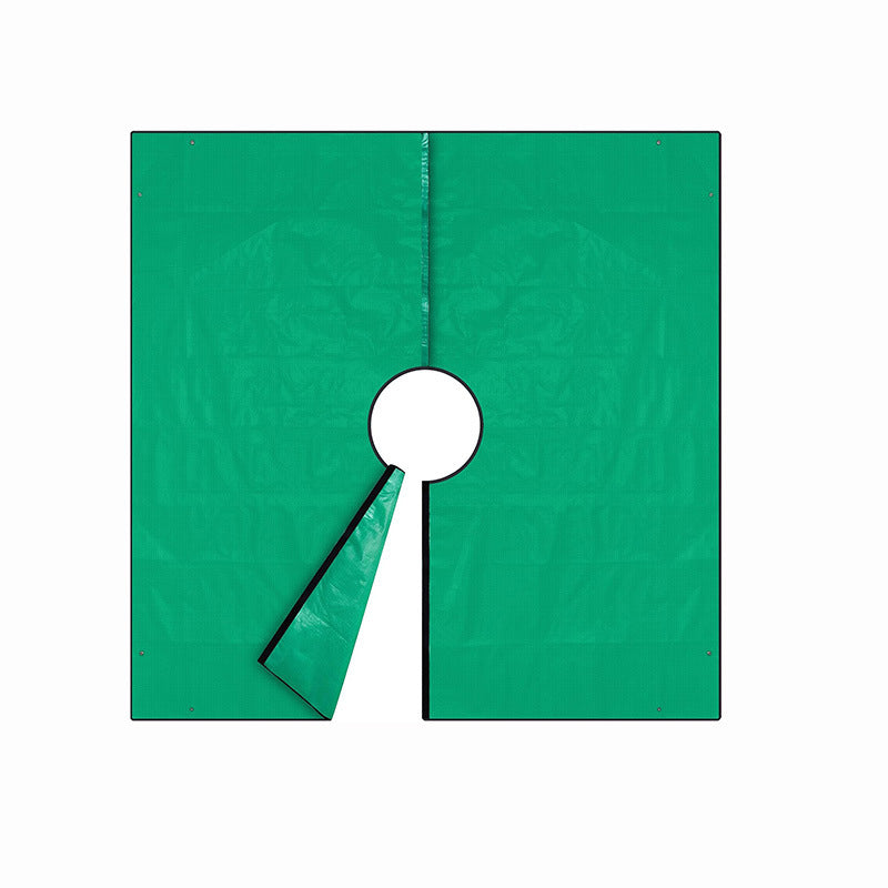 Bâche paysagère de 200 x 200 cm pour la taille avec trou de 30 cm