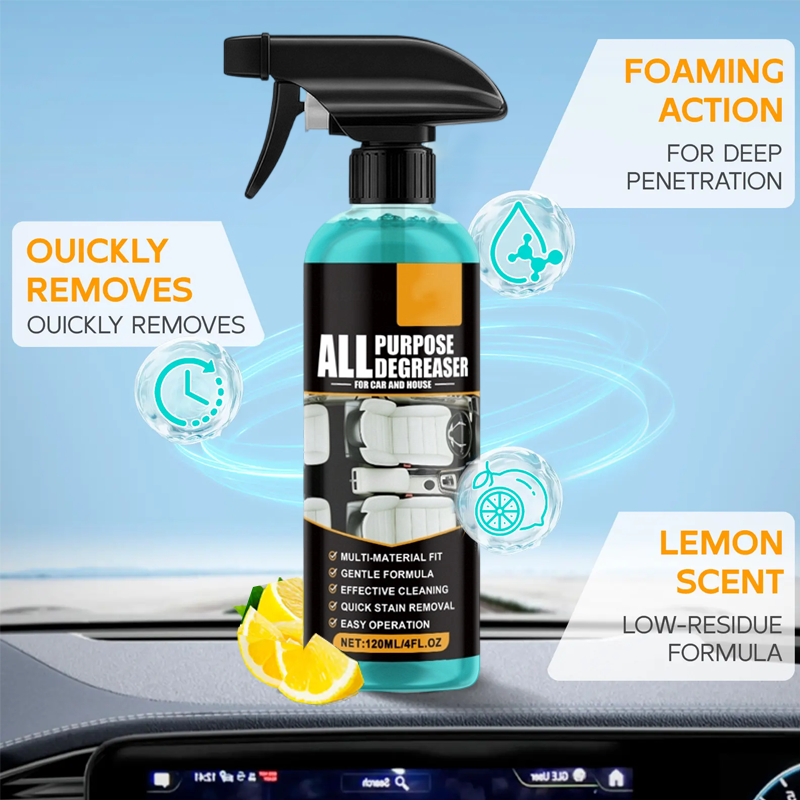 ✨🔥 Spray dégraissant tout usage – Élimine les taches en 1 seconde ! ⚡🧼
