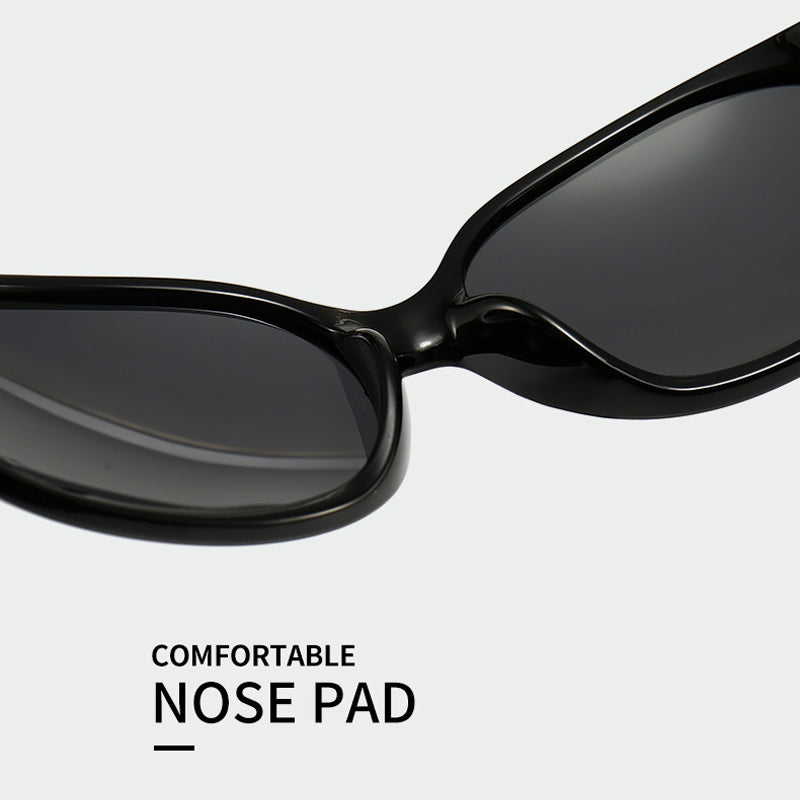 Lunettes de Soleil Polarisées Femme avec Accents en Strass