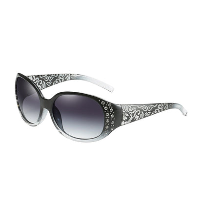 Lunettes de Soleil Polarisées Femme avec Accents en Strass