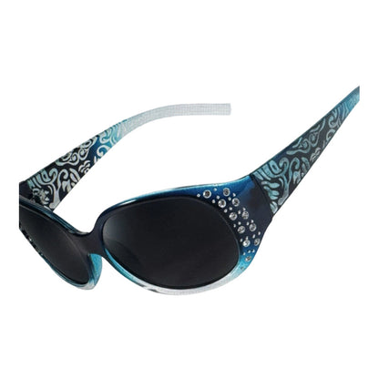 Lunettes de Soleil Polarisées Femme avec Accents en Strass