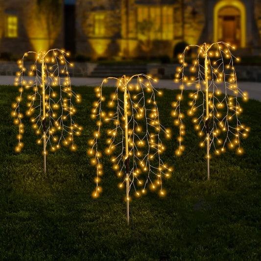 🌞Lumières de Jardin Solaires ✅100 LEDs & Étanches IP55 | Ambiance Chaleureuse🌙-50% AUJOURD’HUI🔥