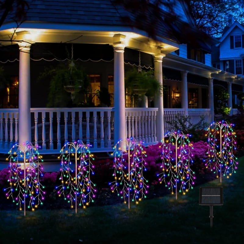 🌞Lumières de Jardin Solaires ✅100 LEDs & Étanches IP55 | Ambiance Chaleureuse🌙-50% AUJOURD’HUI🔥