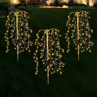 🌞Lumières de Jardin Solaires ✅100 LEDs & Étanches IP55 | Ambiance Chaleureuse🌙-50% AUJOURD’HUI🔥