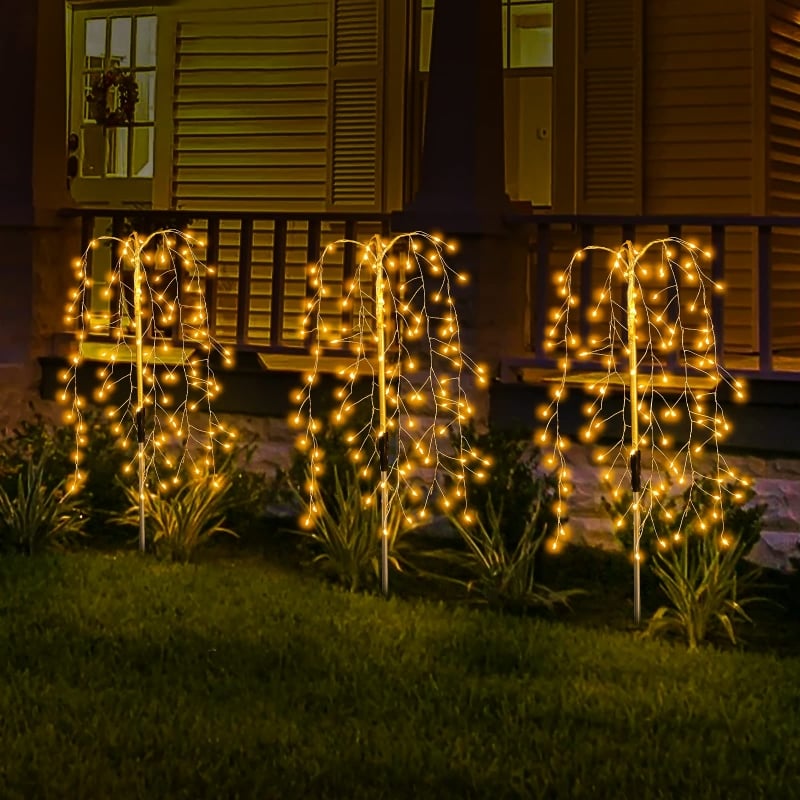 🌞Lumières de Jardin Solaires ✅100 LEDs & Étanches IP55 | Ambiance Chaleureuse🌙-50% AUJOURD’HUI🔥