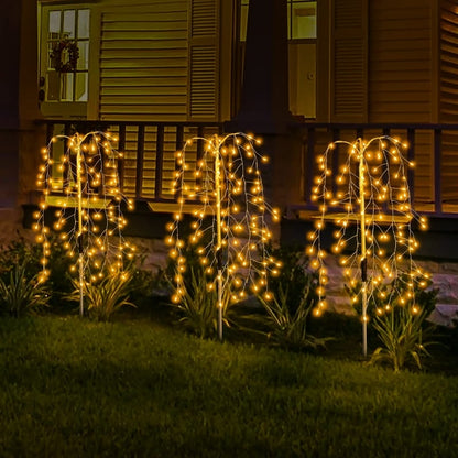 🌞Lumières de Jardin Solaires ✅100 LEDs & Étanches IP55 | Ambiance Chaleureuse🌙-50% AUJOURD’HUI🔥