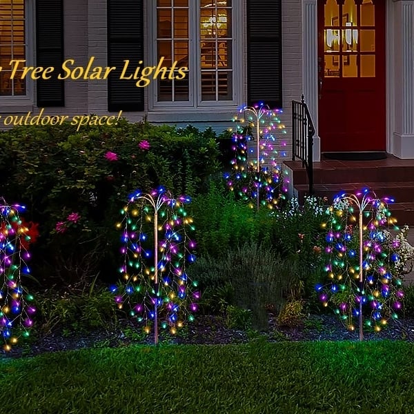 🌞Lumières de Jardin Solaires ✅100 LEDs & Étanches IP55 | Ambiance Chaleureuse🌙-50% AUJOURD’HUI🔥