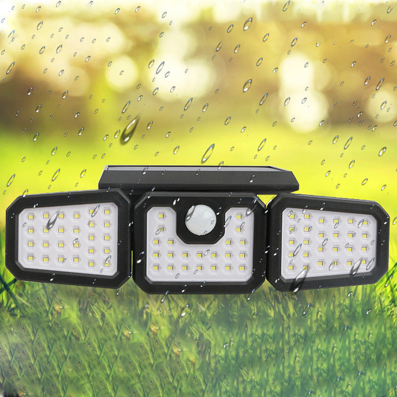 💡 60% DE RÉDUCTION! ☀️ Applique Murale Solaire à 3 Têtes avec Capteur – Éclairage Automatique, Étanche & Idéale Pour Jardin, Entrée & Garage 🏠
