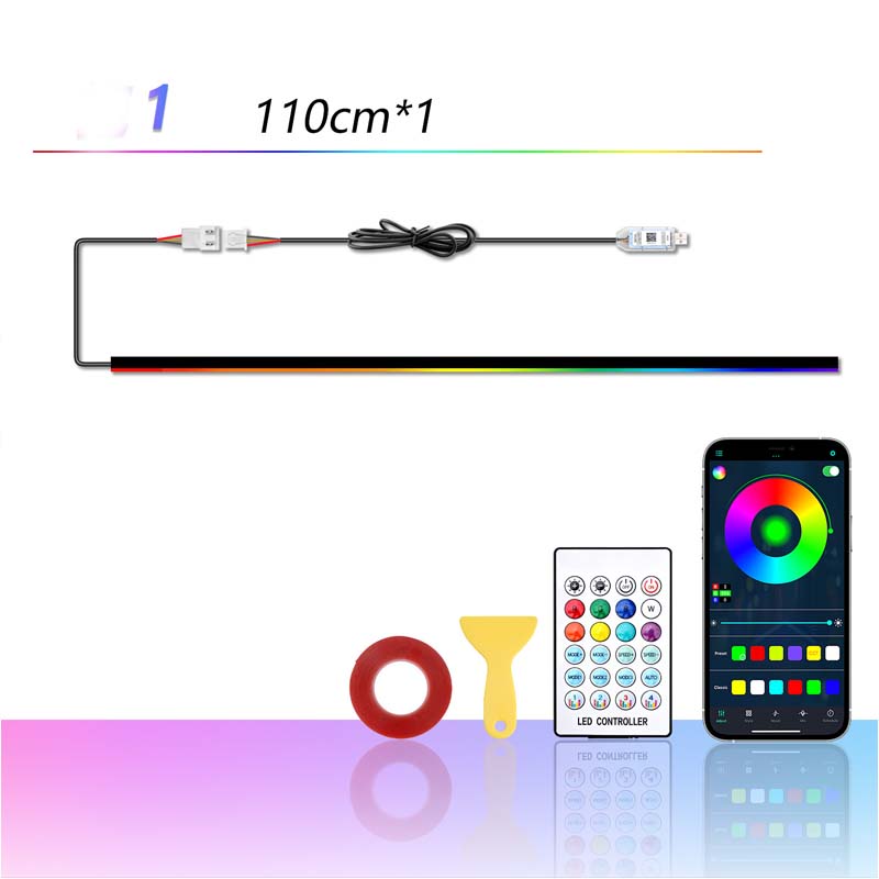 🌞 Soldes de printemps – 50 % de réduction ! 🔥 Kit d’éclairage d’ambiance RGB pour voiture avec application | Bandes LED dynamiques pour joints intérieurs | Sync musicale & multi-zones