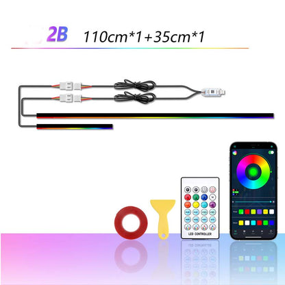 🌞 Soldes de printemps – 50 % de réduction ! 🔥 Kit d’éclairage d’ambiance RGB pour voiture avec application | Bandes LED dynamiques pour joints intérieurs | Sync musicale & multi-zones