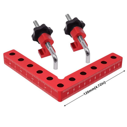 Kit d’équerres de positionnement à 90° avec serre-joints d’angle droit