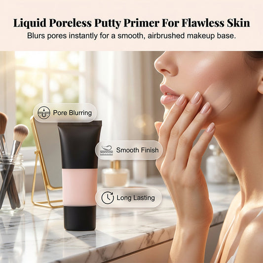 Primer liquide effet floutant
