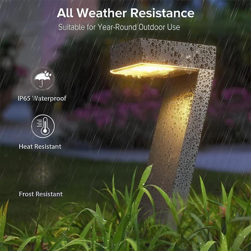 📢📢60 % de réduction !! ⏰Lampes solaires d'allée étanches et originales
