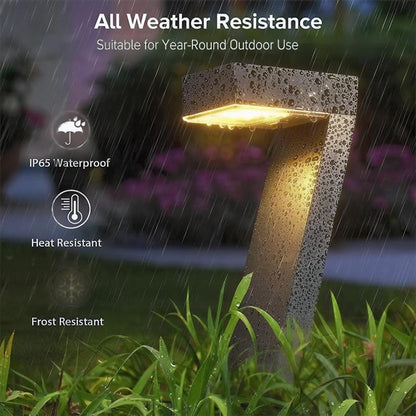 📢📢60 % de réduction !! ⏰Lampes solaires d'allée étanches et originales