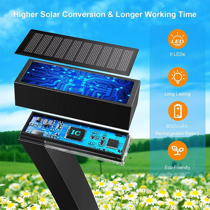 📢📢60 % de réduction !! ⏰Lampes solaires d'allée étanches et originales