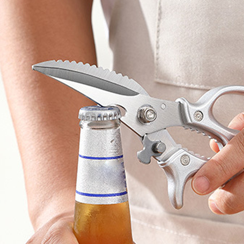 ✂️ ACHETEZ 2, OBTENEZ 1 GRATUIT ! Ciseaux de Cuisine Multifonctions – Acier Inox, Ergonomiques & 5-en-1 🍗✨
