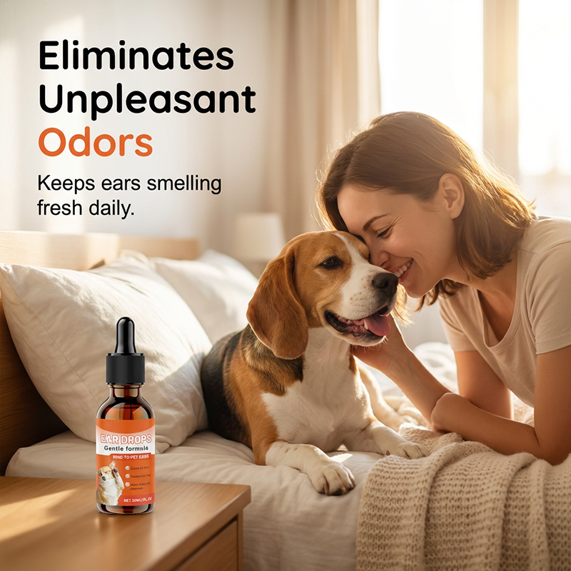 Gouttes auriculaires douces pour chien – Soin quotidien