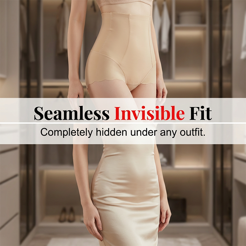 【M-XL】 Culotte gainante taille haute – Contrôle du ventre