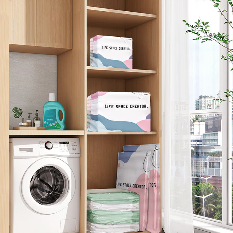 🧳 ACHETEZ 1, OBTENEZ 1 GRATUIT! 💨 Grand Sac de Rangement Sous Vide Compressible – Sans Pompe, Étanche & Idéal Pour Gagner De La Place Dans Les Valises Et À La Maison ✈️