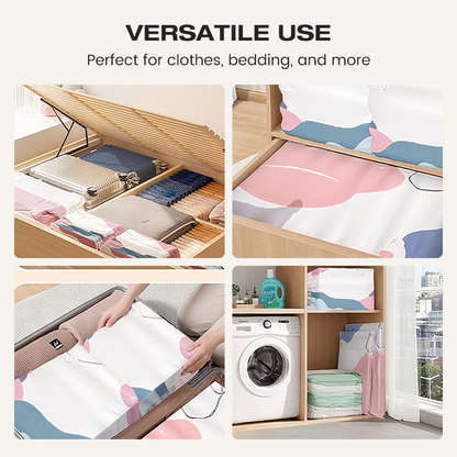 🧳 ACHETEZ 1, OBTENEZ 1 GRATUIT! 💨 Grand Sac de Rangement Sous Vide Compressible – Sans Pompe, Étanche & Idéal Pour Gagner De La Place Dans Les Valises Et À La Maison ✈️