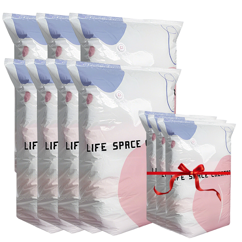 🧳 ACHETEZ 1, OBTENEZ 1 GRATUIT! 💨 Grand Sac de Rangement Sous Vide Compressible – Sans Pompe, Étanche & Idéal Pour Gagner De La Place Dans Les Valises Et À La Maison ✈️