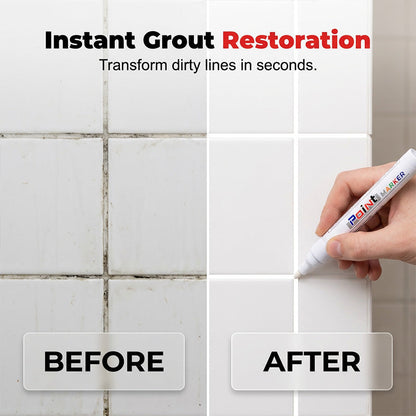 ✨ Rénovez vos joints de carrelage en quelques secondes – Marqueur étanche de précision pour la rénovation de la maison ! ✨