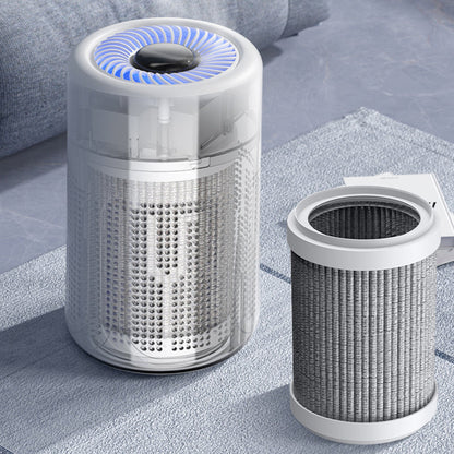 Purificateur d’Air Silencieux pour Maison – Filtration Multicouche, Grande Couverture et Faible Consommation d’Énergie (Blanc, 30–50 m²)
