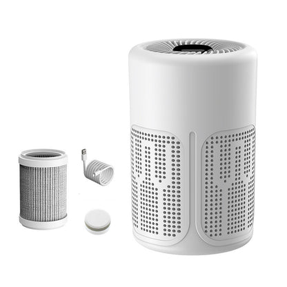Purificateur d’Air Silencieux pour Maison – Filtration Multicouche, Grande Couverture et Faible Consommation d’Énergie (Blanc, 30–50 m²)