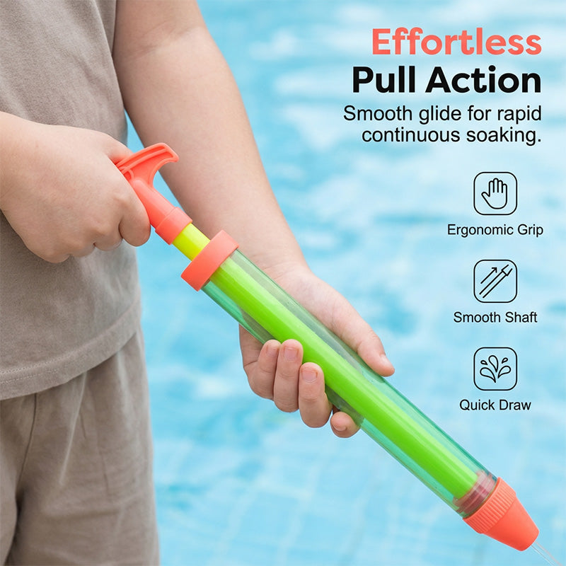 💦 Pistolet à eau à traction – Prêt pour la bataille estivale ! 🔫🌊 Grande capacité, longue portée – recharge rapide, tirez encore plus vite ! 💪🏖️