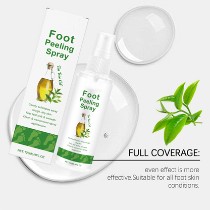 ✨ Spray peeling pour les pieds à l’arbre à thé – Des pieds doux comme de la soie en quelques minutes ! ✨