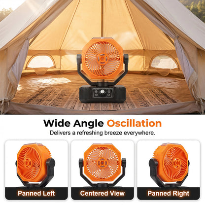 🌞 Ventilateur de camping portable brumisateur solaire – Rafraîchissez-vous partout, même hors réseau ! ⛺💨 Brumisateur rafraîchissant + oscillation large + télécommande – votre compagnon ultime pour le confort en extérieur. 🔋🌀