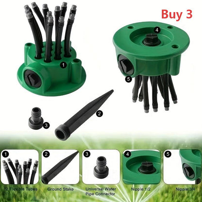 Arroseur de jardin de précision à couverture 360°