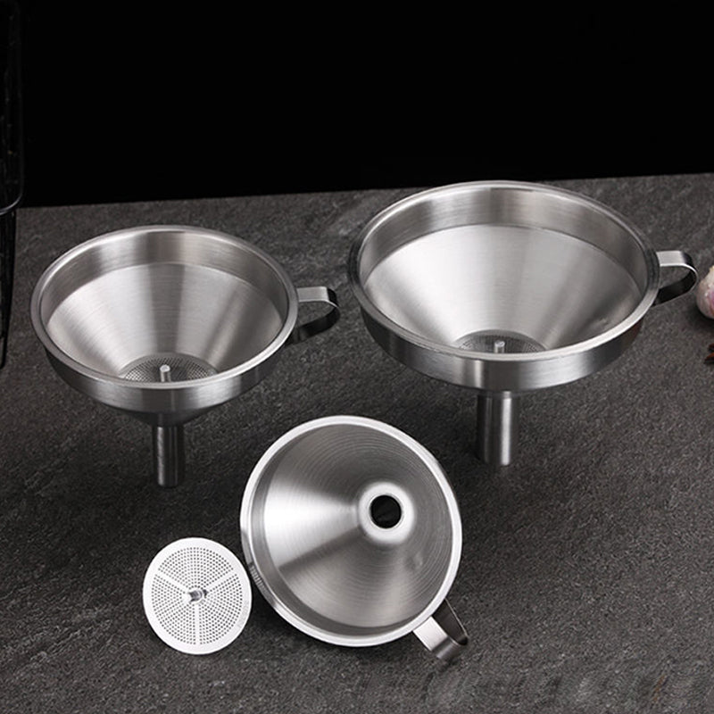 Entonnoir filtrant en acier inoxydable