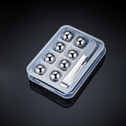 Pierres à whisky réutilisables en acier inoxydable