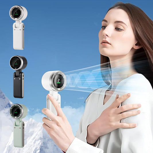 🌀 Ventilateur pliable à 5 vitesses – Compact, puissant, rechargeable, fraîcheur nomade 💨🔘