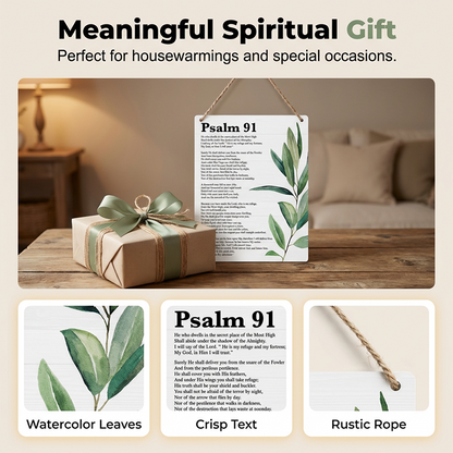 Greenery Decor Wall Plaque