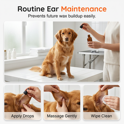 Gouttes auriculaires douces pour chien – Soin quotidien