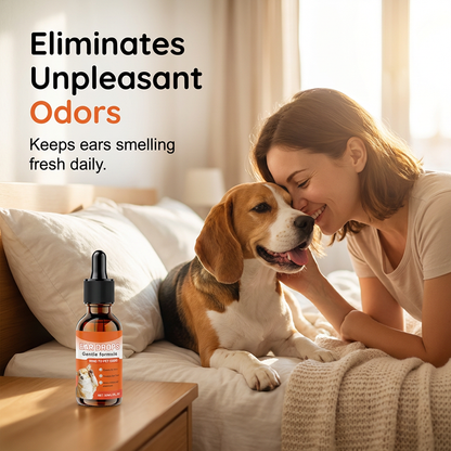 Gouttes auriculaires douces pour chien – Soin quotidien