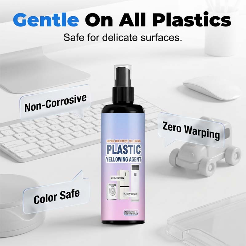 Spray multi-usages pour plastique jauni