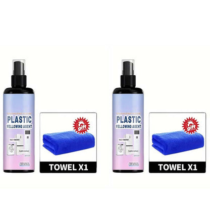 Spray multi-usages pour plastique jauni