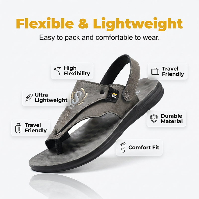 Sandales et pantoufles convertibles 2 en 1 pour hommes