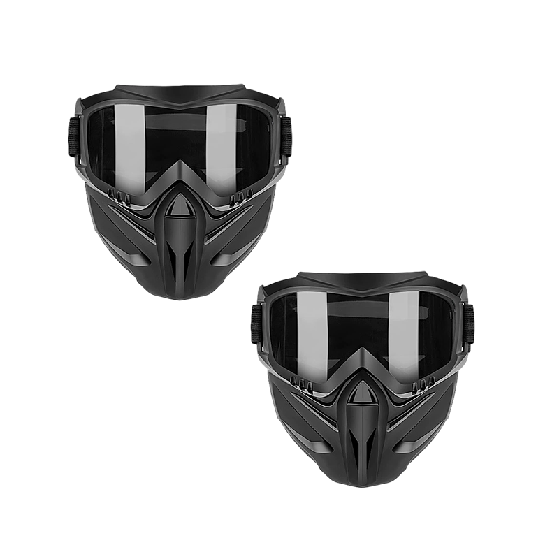 Masque facial intégral détachable