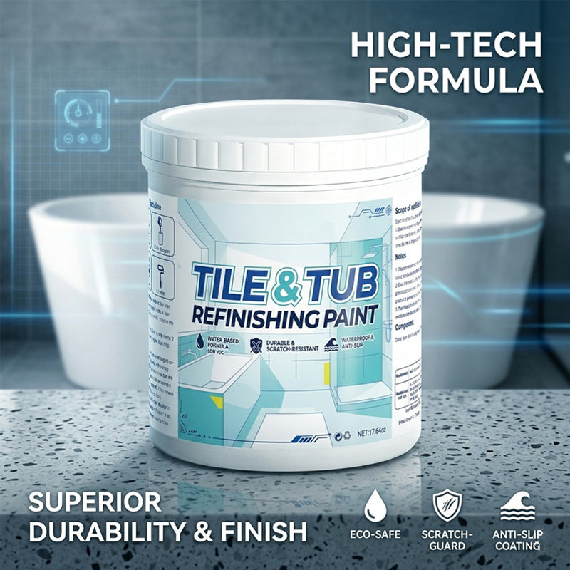 Kit de peinture de rénovation de qualité supérieure pour carrelage et baignoire