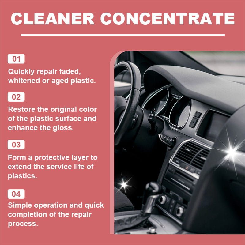 Rénovation, nettoyage et revêtement des plastiques automobiles
