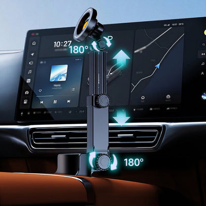 Support de téléphone pour porte-gobelet de voiture – Réglable à 360°, aimant N52 puissant, utilisation à une main, compatible avec tous les téléphones, modèles magnétique et à pince pour une conduite sécurisée