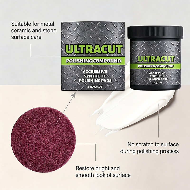 Polish tout-en-un pour surfaces – Avec pad applicateur