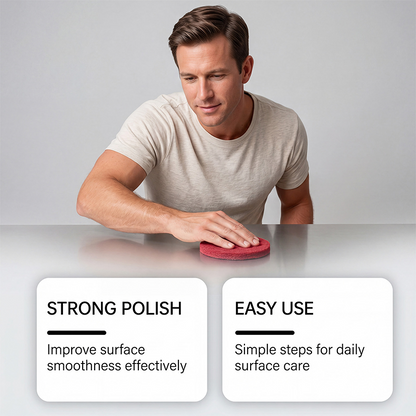 Polish tout-en-un pour surfaces – Avec pad applicateur
