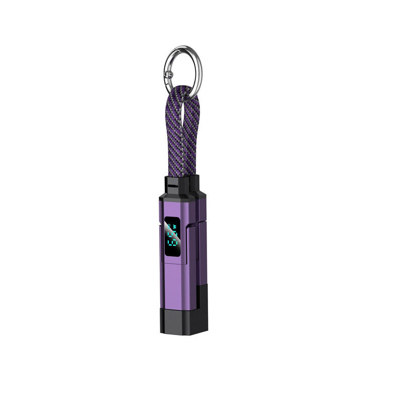 🔥PROMOTION EXCEPTIONNELLE : 50 % DE RÉDUCTION🔥Câble de recharge 4-en-1 avec écran numérique et porte-clés