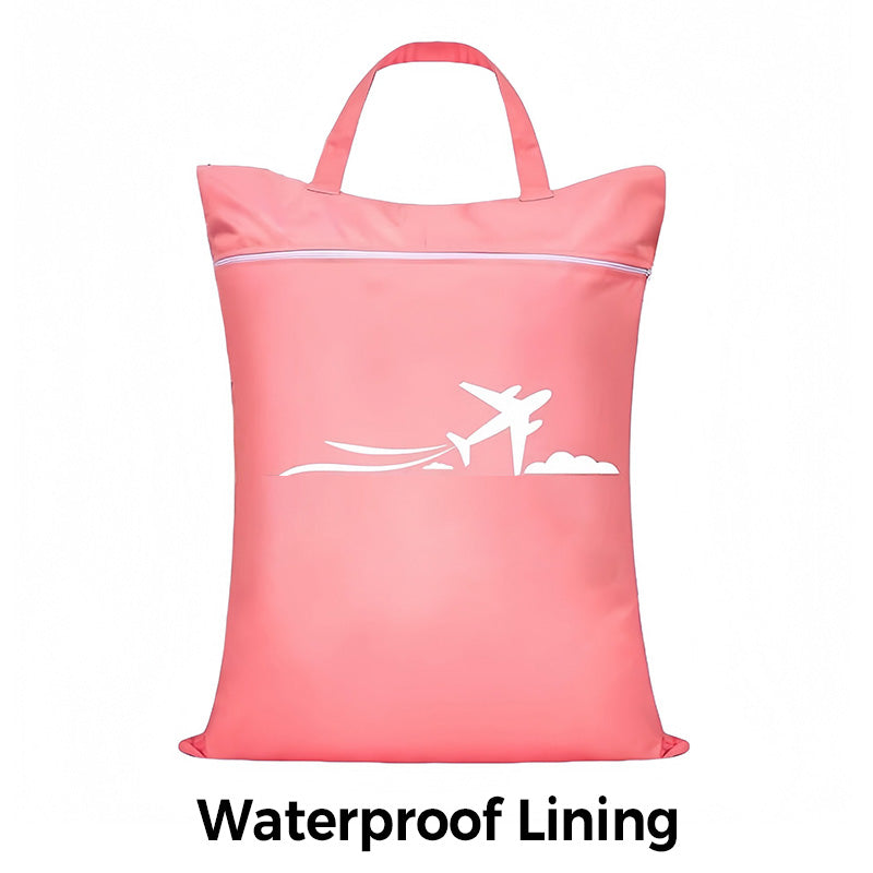 🧳💧 Large sac à linge de voyage imperméable – Doublure étanche, grande capacité, rangez vos vêtements mouillés ou sales sans risquer de contaminer le reste de la valise, le gardien de vos bagages bien secs 🩱🧦